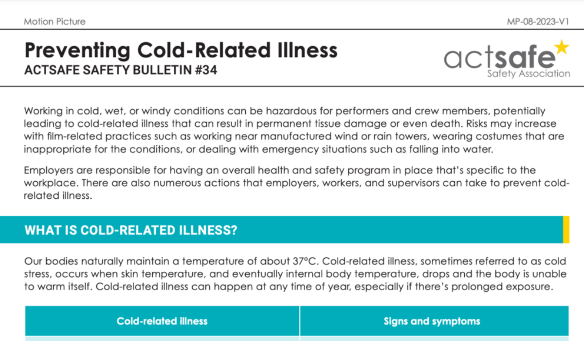 #34 Preventing Cold-Related Illness