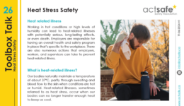 Heat Stress Safety Toolbox Talks