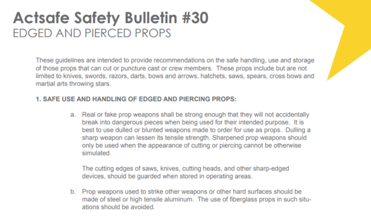 #30 Edged and Pierced Props