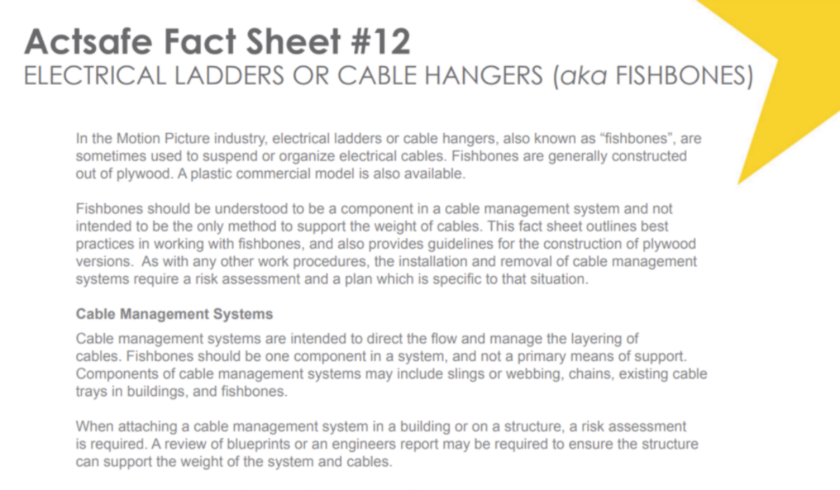 #12 Electrical Ladders or Cable Hangers (aka Fishbones)