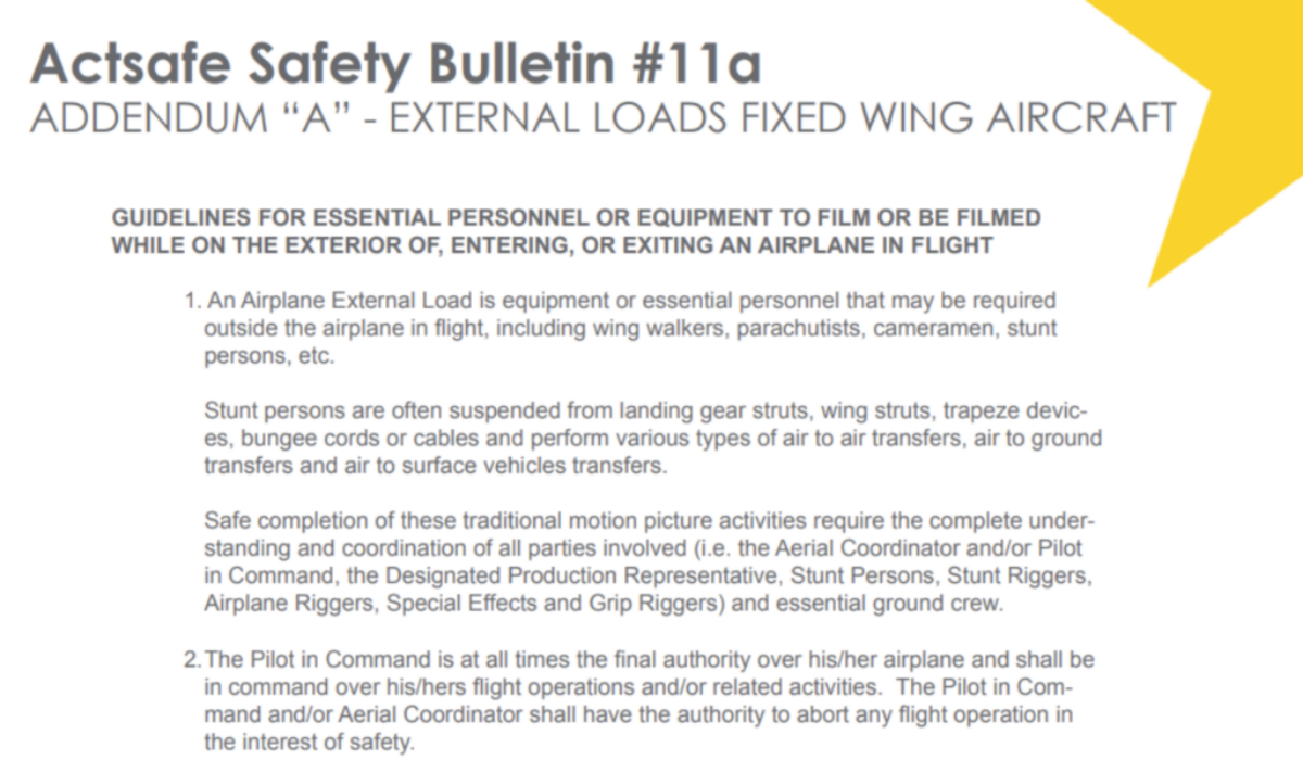 #11A External Loads Fixed-Wing Aircraft