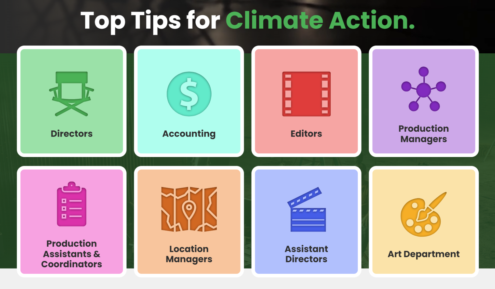 Top tips for climate change