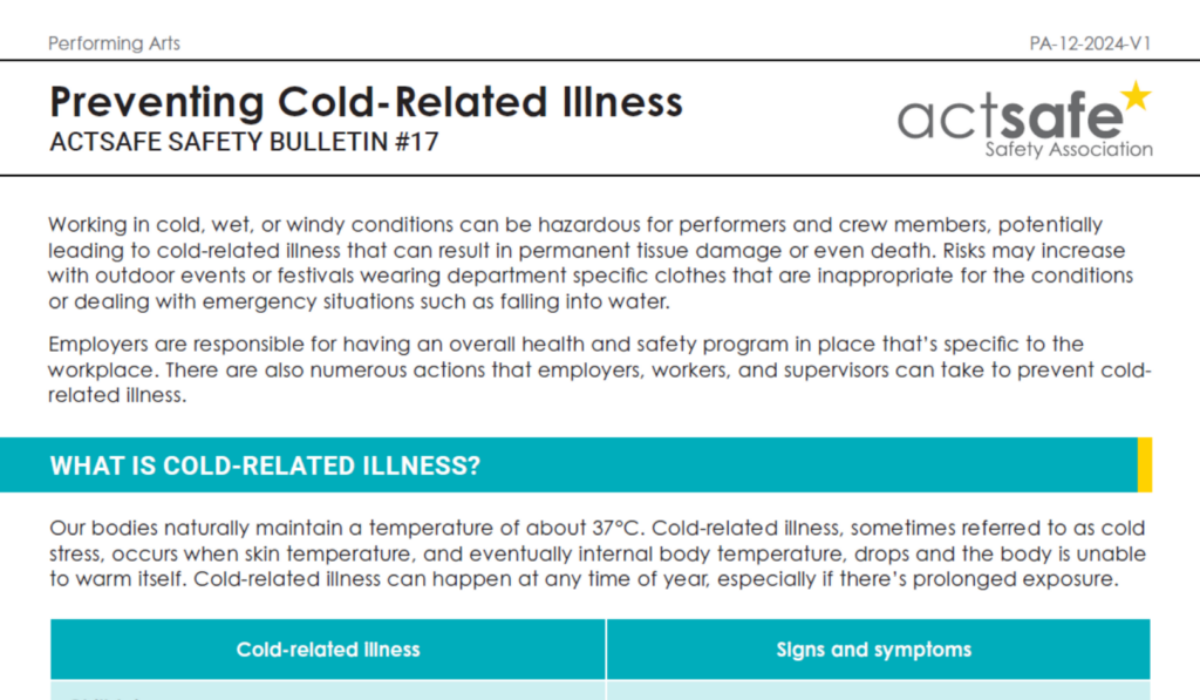 #17 Preventing Cold-Related Illness